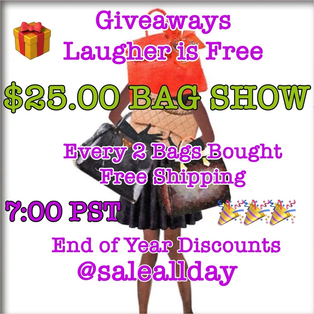 LET’S PARTY! LIVE 🎉 BAGS,JEWELRY, CHARMS MENS 👜 M,W,F 7:00 MST 8:00 CT 9:00 ET - Picture 4 of 16